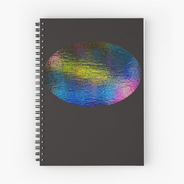Item preview, Abstract Holographic Blue Silk Fluid Oval designed and sold by Elite Vintage Studio.