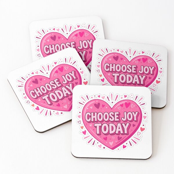 Item preview, Choose Joy Today Pink Heart Quote designed and sold by Owcomm.