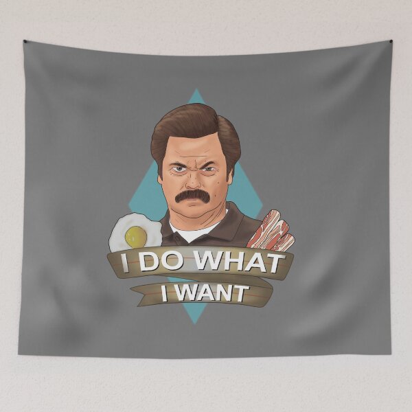 Item preview, Ron Swanson - I Do What I Want designed and sold by CohenAW.