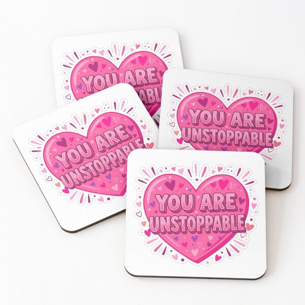 Item preview, You Are Unstoppable Heart Motivation designed and sold by Owcomm.
