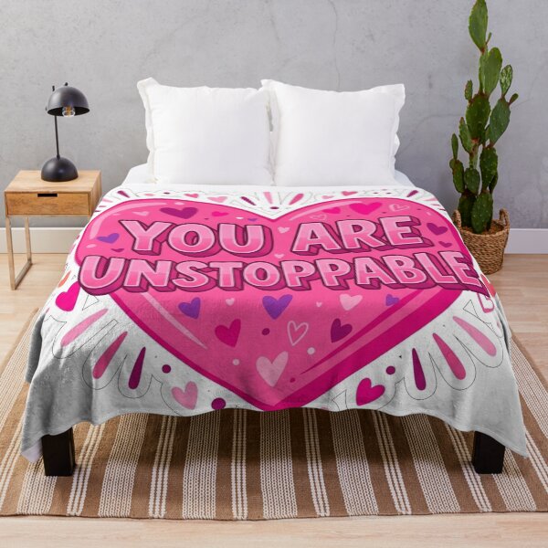 Item preview, You Are Unstoppable Heart Motivation designed and sold by Owcomm.