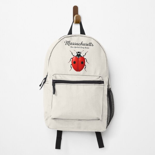 Item preview, Massachusetts Two-Spotted Lady Beetle Retro Poster designed and sold by The-Drip-Studio.