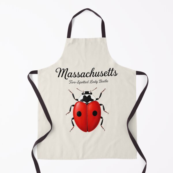 Item preview, Massachusetts Two-Spotted Lady Beetle Retro Poster designed and sold by The-Drip-Studio.