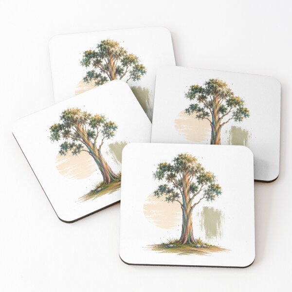 Item preview, Rainbow Eucalyptus Watercolor designed and sold by StudioBloodmoon.