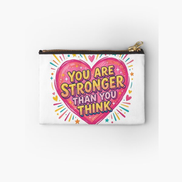 Item preview, You Are Stronger Than You Think Motivational Heart designed and sold by Owcomm.