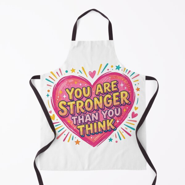 Item preview, You Are Stronger Than You Think Motivational Heart designed and sold by Owcomm.