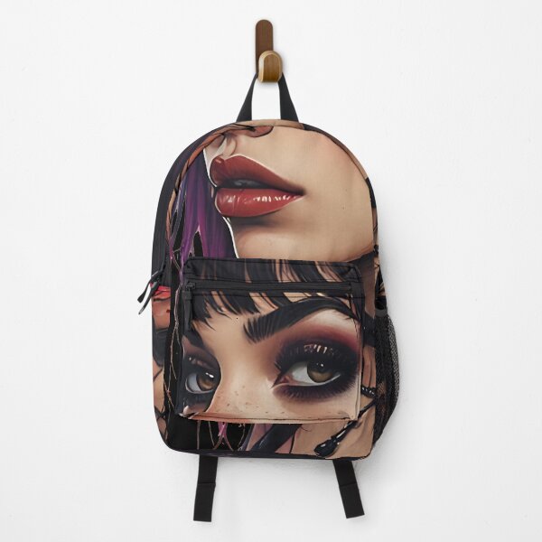 Item preview, Goth Girl with Skull Tattoo Alternative Digital Art designed and sold by UrbanPrts.