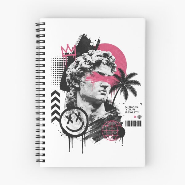 Item preview, David statue street art graffiti designed and sold by World-of-Magic.