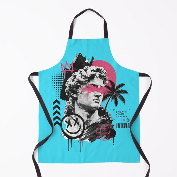 Item preview, David statue street art graffiti designed and sold by World-of-Magic.