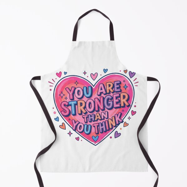 Item preview, You Are Stronger Than You Think Motivational Heart designed and sold by Owcomm.