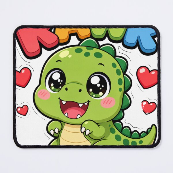 Item preview, Rawr Cute Kawaii Dinosaur T-Rex Saying designed and sold by BoosterShop.