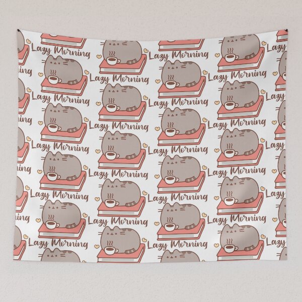 Item preview, Pusheen lazy morning designed and sold by daenarys123.