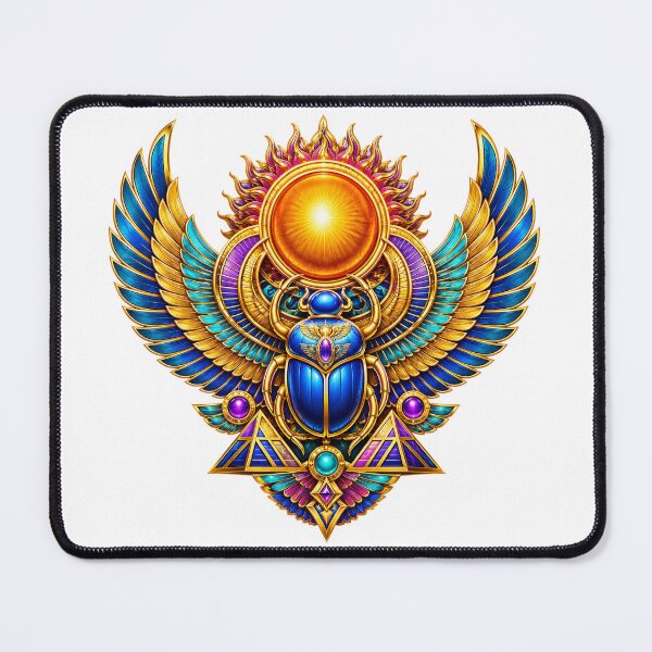 Item preview, Winged Scarab Sun designed and sold by syotos-ai.