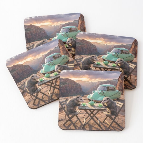 Item preview, Virginia Possums Have Tea in the Grand Canyon designed and sold by Tridentulus.