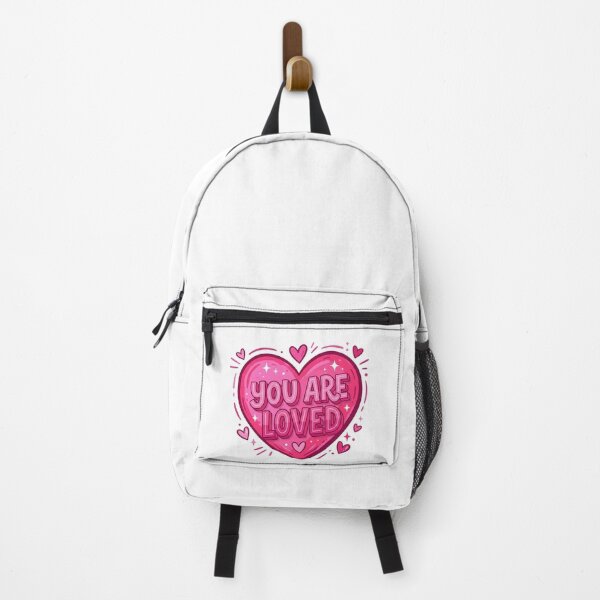 Item preview, You Are Loved Pink Heart Message designed and sold by Owcomm.