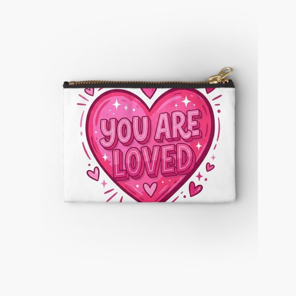 Item preview, You Are Loved Pink Heart Message designed and sold by Owcomm.