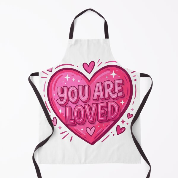 Item preview, You Are Loved Pink Heart Message designed and sold by Owcomm.