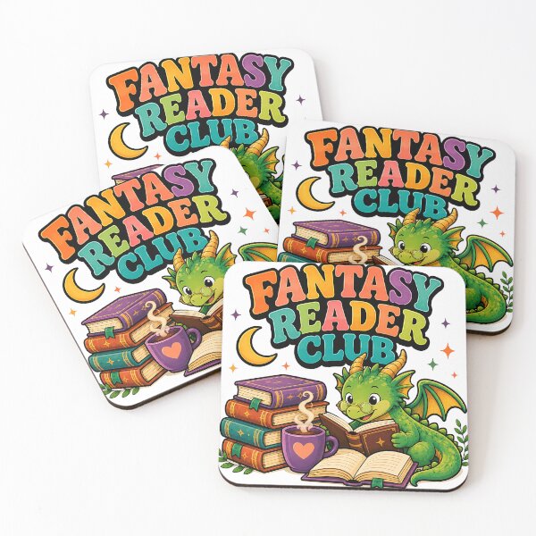 Item preview, Fantasy Reader Club – Cute Dragon Book Lover Reading Design designed and sold by Digital Culture Studio.