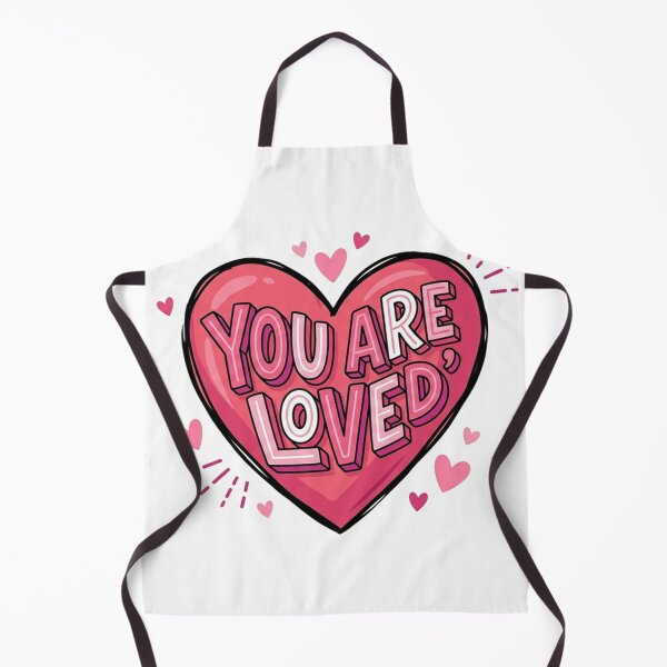 Item preview, You Are Loved Pink Heart Quote designed and sold by Owcomm.