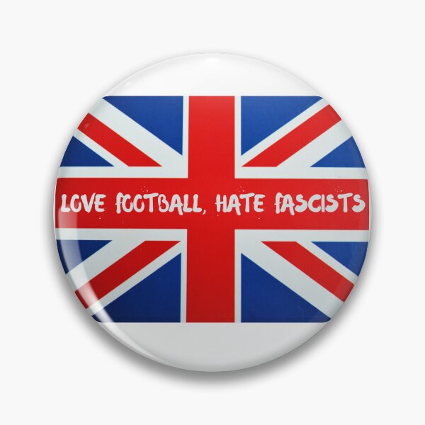 Item preview, Love Football, Hate Fascists Flag designed and sold by SombreroDoodles.