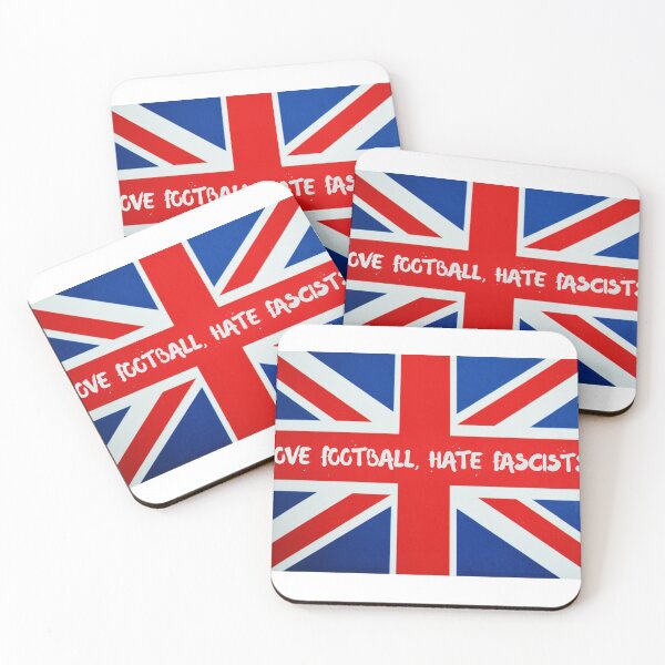 Item preview, Love Football, Hate Fascists Flag designed and sold by SombreroDoodles.