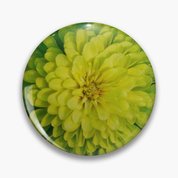 Item preview, Envy Zinnia Bloom 1x1 designed and sold by PhotoArtbyGrace.