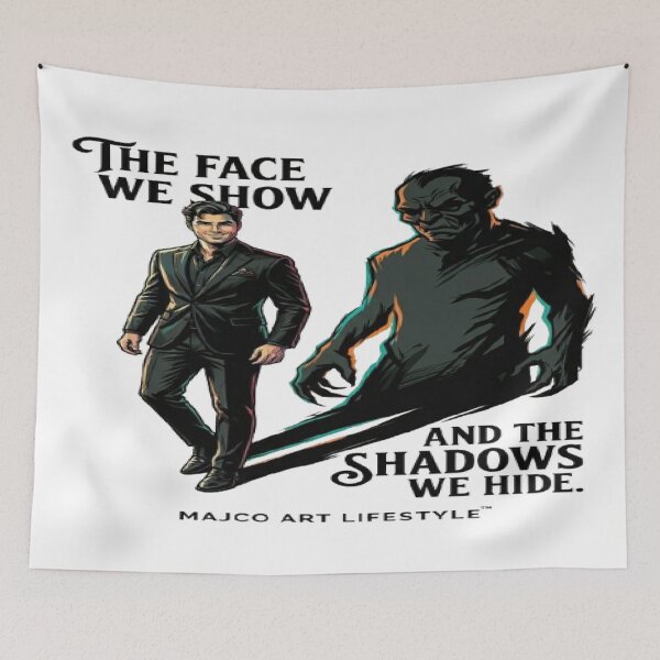 Item preview, The Face We Show the Shadows We Hide designed and sold by MAJCO-ART.