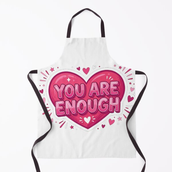 Item preview, You Are Enough Pink Heart Motivation designed and sold by Owcomm.