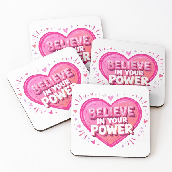 Item preview, Believe In Your Power Pink Heart designed and sold by Owcomm.