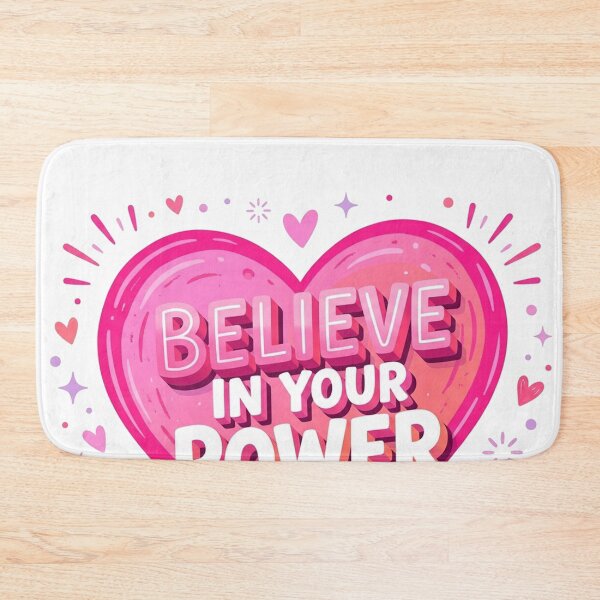 Item preview, Believe In Your Power Pink Heart designed and sold by Owcomm.