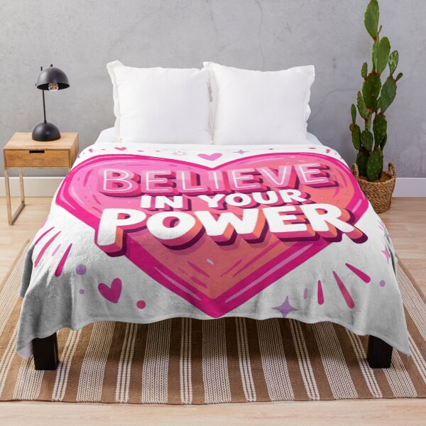 Item preview, Believe In Your Power Pink Heart designed and sold by Owcomm.