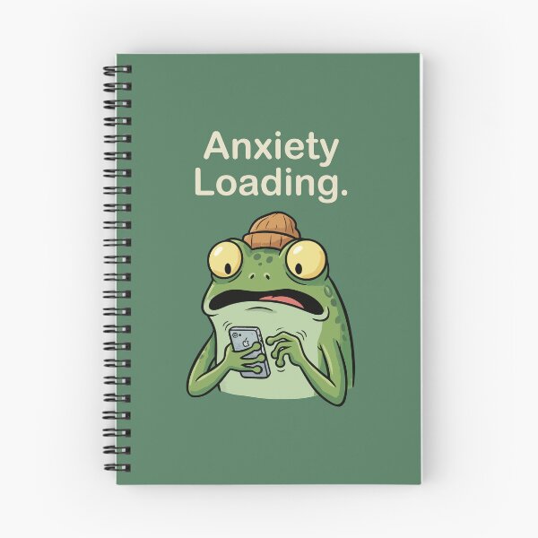 Item preview, Anxiety Loading Frog designed and sold by Amir Faysal.