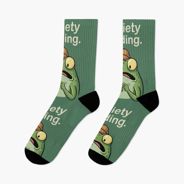 Item preview, Anxiety Loading Frog designed and sold by Amir Faysal.