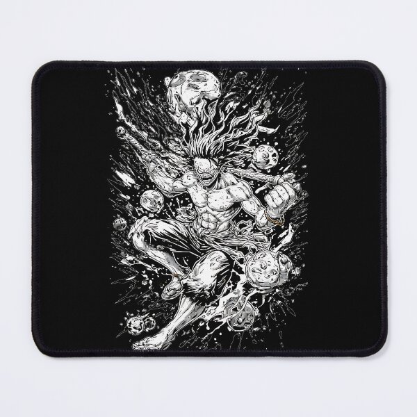 Item preview, Fierce Muscular Warrior Manga Ink Splash designed and sold by UrbanPrts.