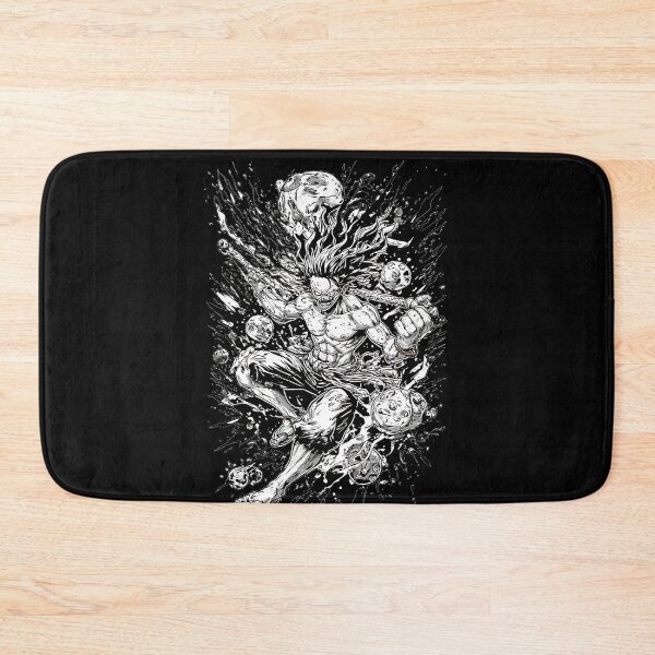 Item preview, Fierce Muscular Warrior Manga Ink Splash designed and sold by UrbanPrts.