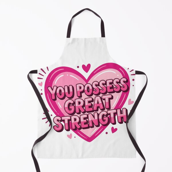 Item preview, You Possess Great Strength Motivational Heart Quote designed and sold by Owcomm.
