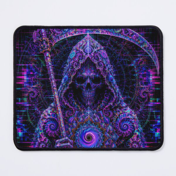 Item preview, Psychedelic Void Grim Reaper - Glitch Art designed and sold by hyperbeast store.