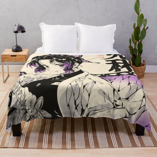 Item preview, Duotone Shinobu Wisteria Purple designed and sold by AnimeArsenalPrints.