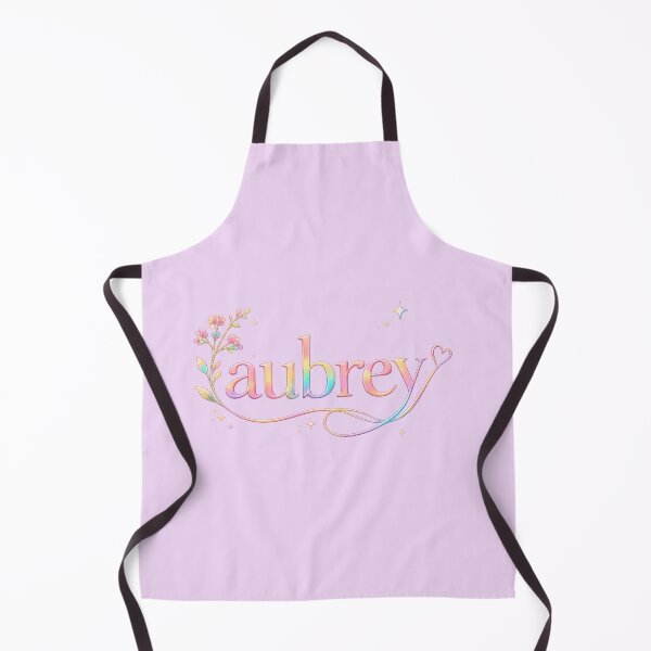 Item preview, Aubrey Name Cute Floral Magic Pastel Aesthetic designed and sold by Dinaelsherkawy.