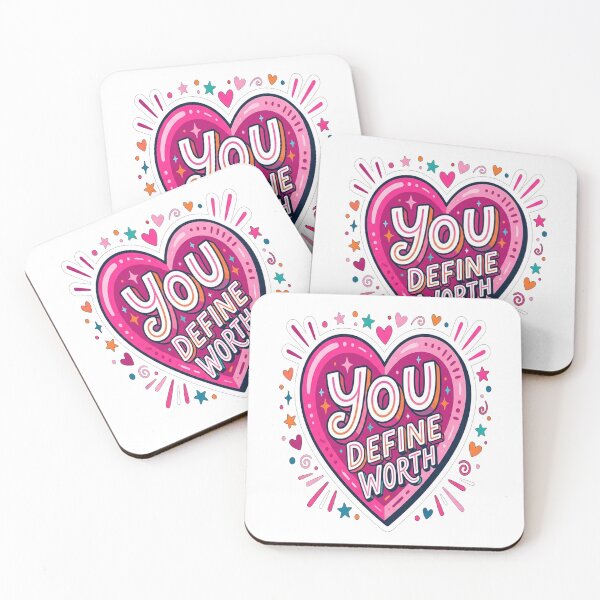 Item preview, You Define Worth Heart Illustration designed and sold by Owcomm.