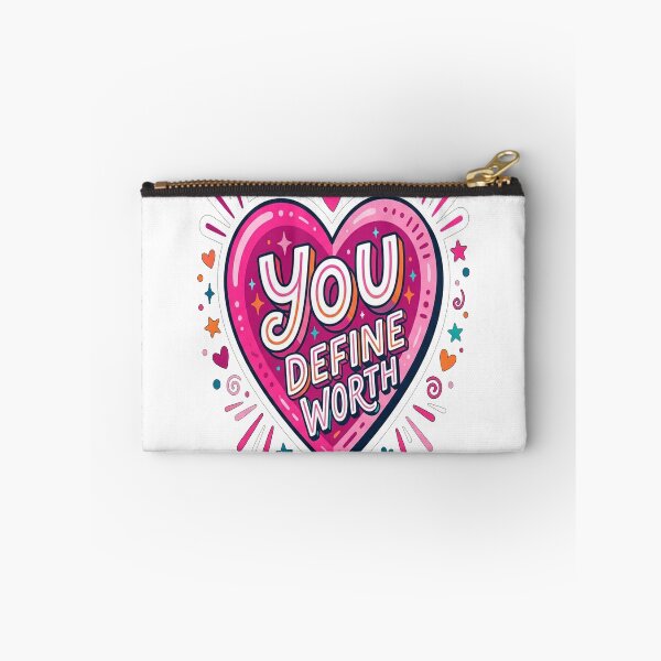 Item preview, You Define Worth Heart Illustration designed and sold by Owcomm.
