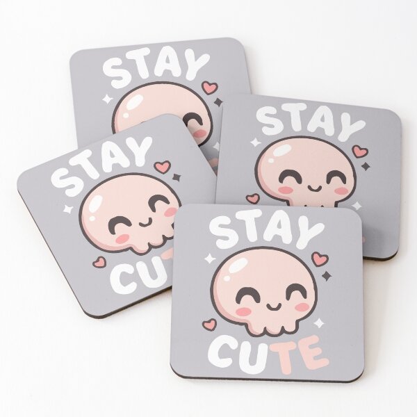 Item preview, Kawaii Pastel Stay Cute Skull Pastel Goth Aesthetic designed and sold by Amir Faysal.