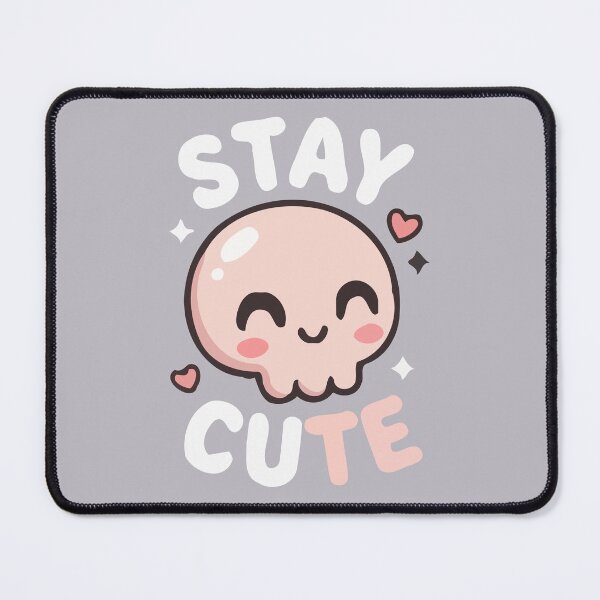 Item preview, Kawaii Pastel Stay Cute Skull Pastel Goth Aesthetic designed and sold by Amir Faysal.