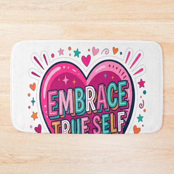 Item preview, Embrace True Self Heart Love Positivity designed and sold by Owcomm.