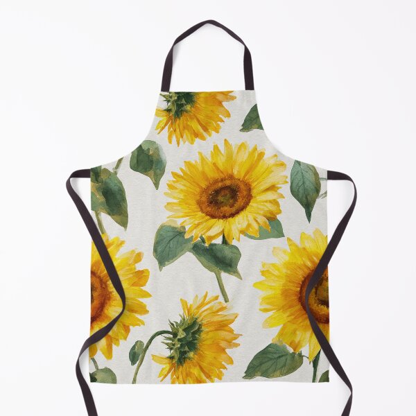 Item preview, Watercolor Sunflowers Golden Yellow Floral Pattern designed and sold by Patterns & Love .