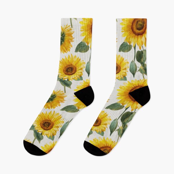 Item preview, Watercolor Sunflowers Golden Yellow Floral Pattern designed and sold by Patterns & Love .