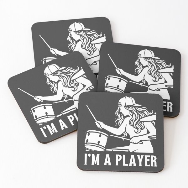 Item preview, Female Drummer I'm A Player Funny Drumming Girl Graphic designed and sold by Rhythm Thru Art .