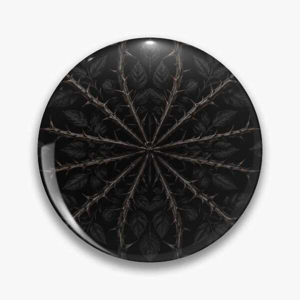 Item preview, Dark Botanical Thorns Pattern designed and sold by Owcomm.
