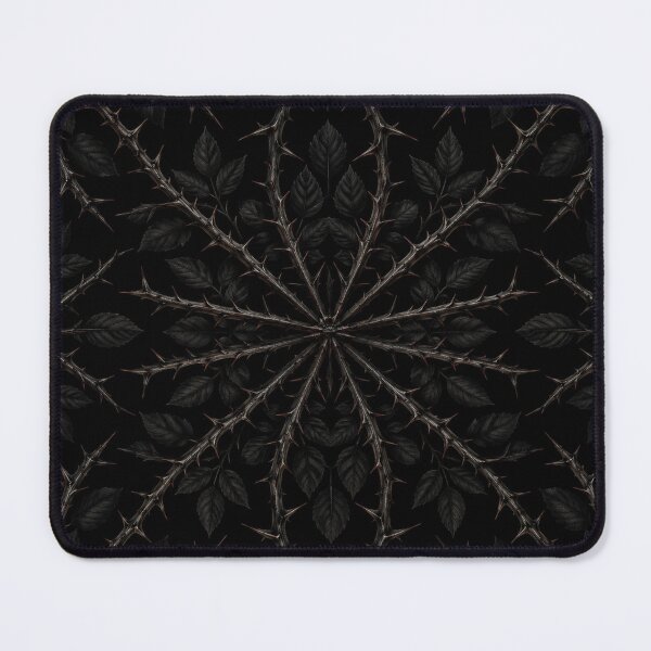 Item preview, Dark Botanical Thorns Pattern designed and sold by Owcomm.