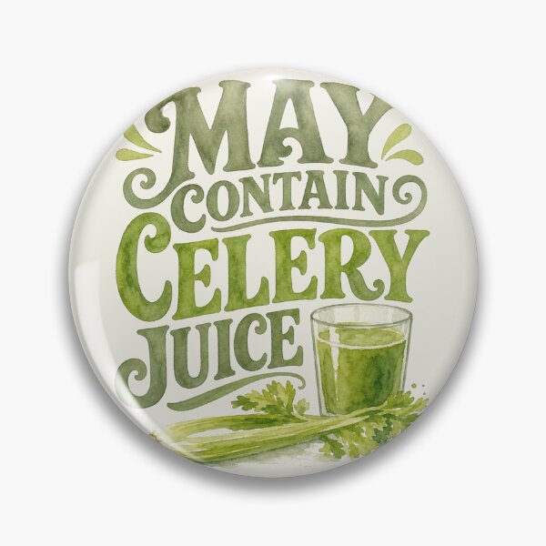 Item preview, May Contain Celery Juice Vintage Watercolor T-Shirt | Healthy Lifestyle Graphic Tee designed and sold by Verycutethings.